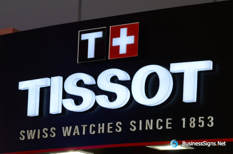 3D LED Whole-lit Signs For Tissot